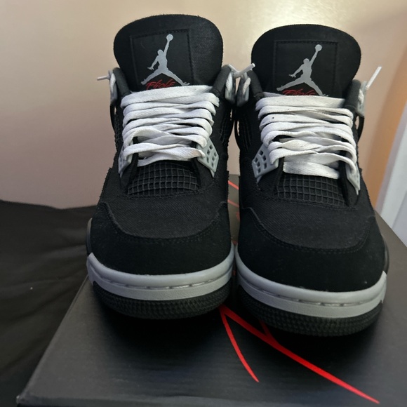 Jordan 4 black canvas main image 5